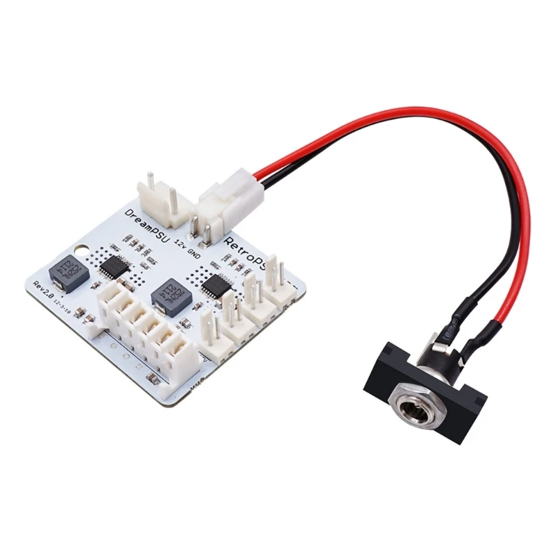 

Universal Power Supply Board for Dream Cast Consoles, Low Power Consumption,Enhances Cooling Systems Plugs & Play Design