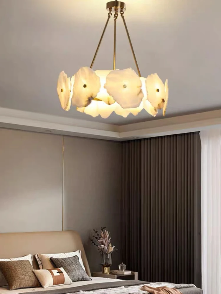 

Подвесной светильник Nordic Cloudstone, светодиодная люстра для гостиной, спальни, ресторана, современное освещение, домашний декор