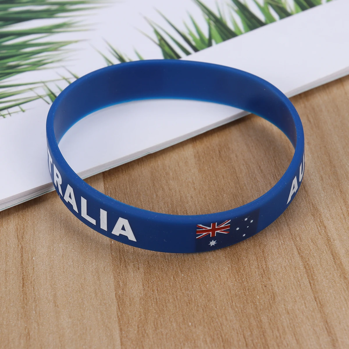 

5pcs SiliconeWristband AustralianFlagPrinted DurableSportsTeamBracelets FootballFans InternationalMatches Handband