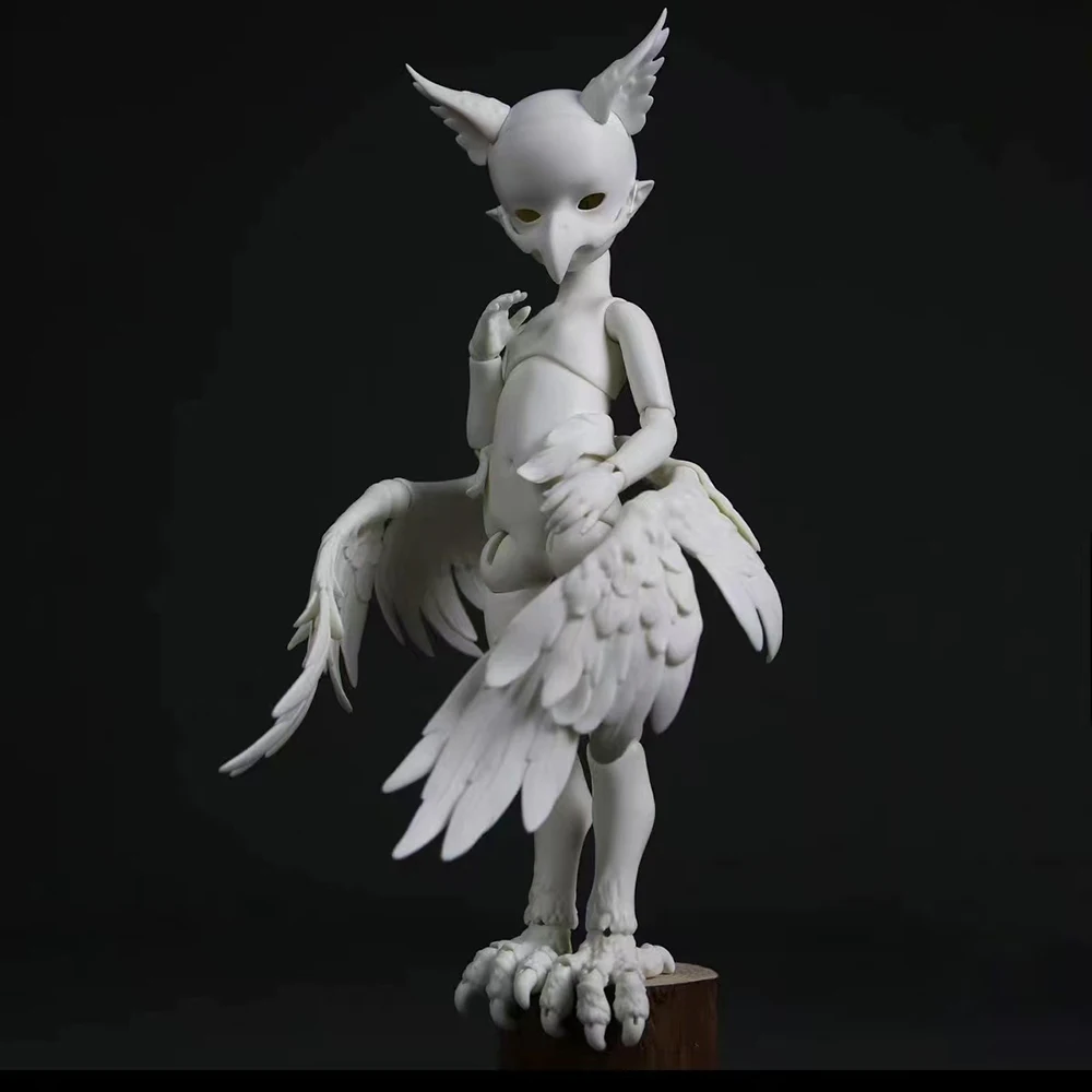 

Новая кукла 1/6 BJD с головой и ушным хвостом без лица вверх птицы NudeDoll Высококачественные шарнирные куклы без макияжа 1/6 BJD Toys