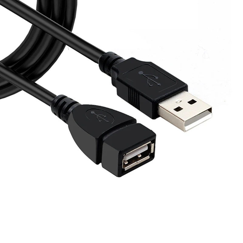 

USB 2.0 Data Cable A Male to Female Extender Power Supply Charging Extension Cord for Laptop Desktop PC Printer Keyboard Mouse