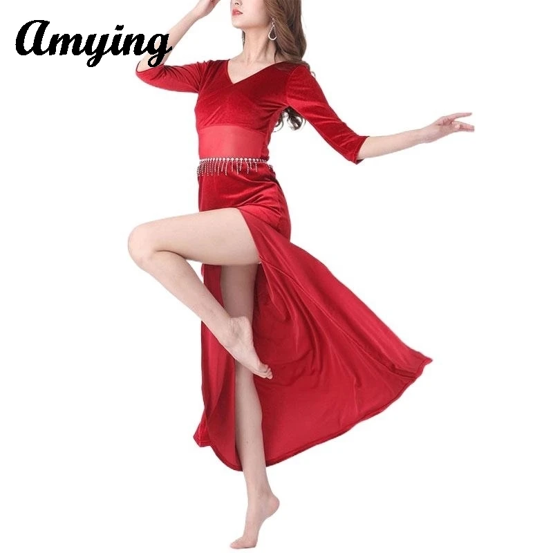 Sexy Ladies Dress Adult Belly Dance Stage Performance Costume Outfit Practice Training Clothes Women Dance Wear Clothing New