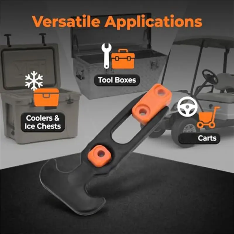 Toolbox Cooler Replacement Rubber Draw Latches T-Handle Latches 110Mm Boat Hatch Lids 6Pcs