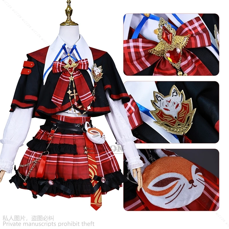 Cosplay Game Naraka: Bladepoint Costume Spring Overture Sweet Lovely Uniforms Halloween Party Role Play Clothing idol jk school