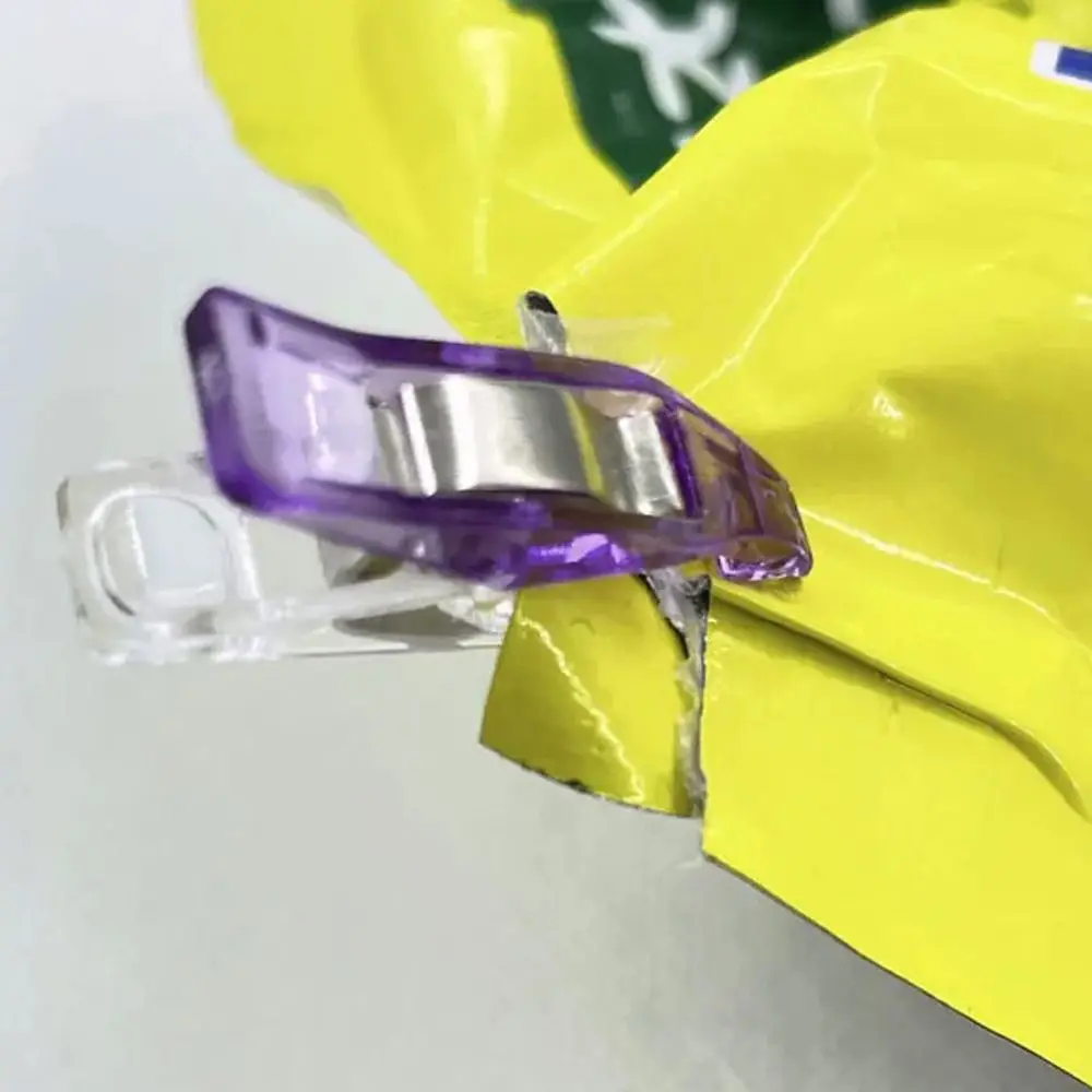 Clip fissa a colori misti Clip all'uncinetto in plastica multifunzionale di alta qualità Clip artigianali per cucire fai da te multiuso