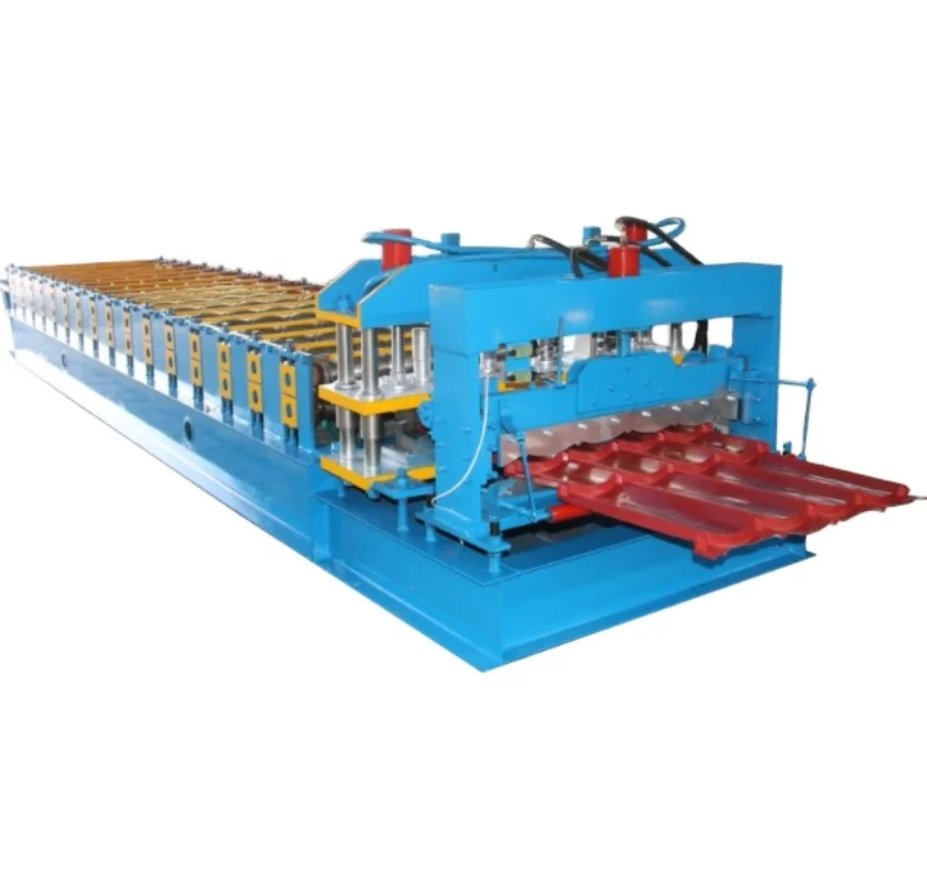 Building Roof Plc Control Roofing Sheet Glazed Roofing Tile Machine FX780 Metal Glazed Sheet Roll Forming Machine Series