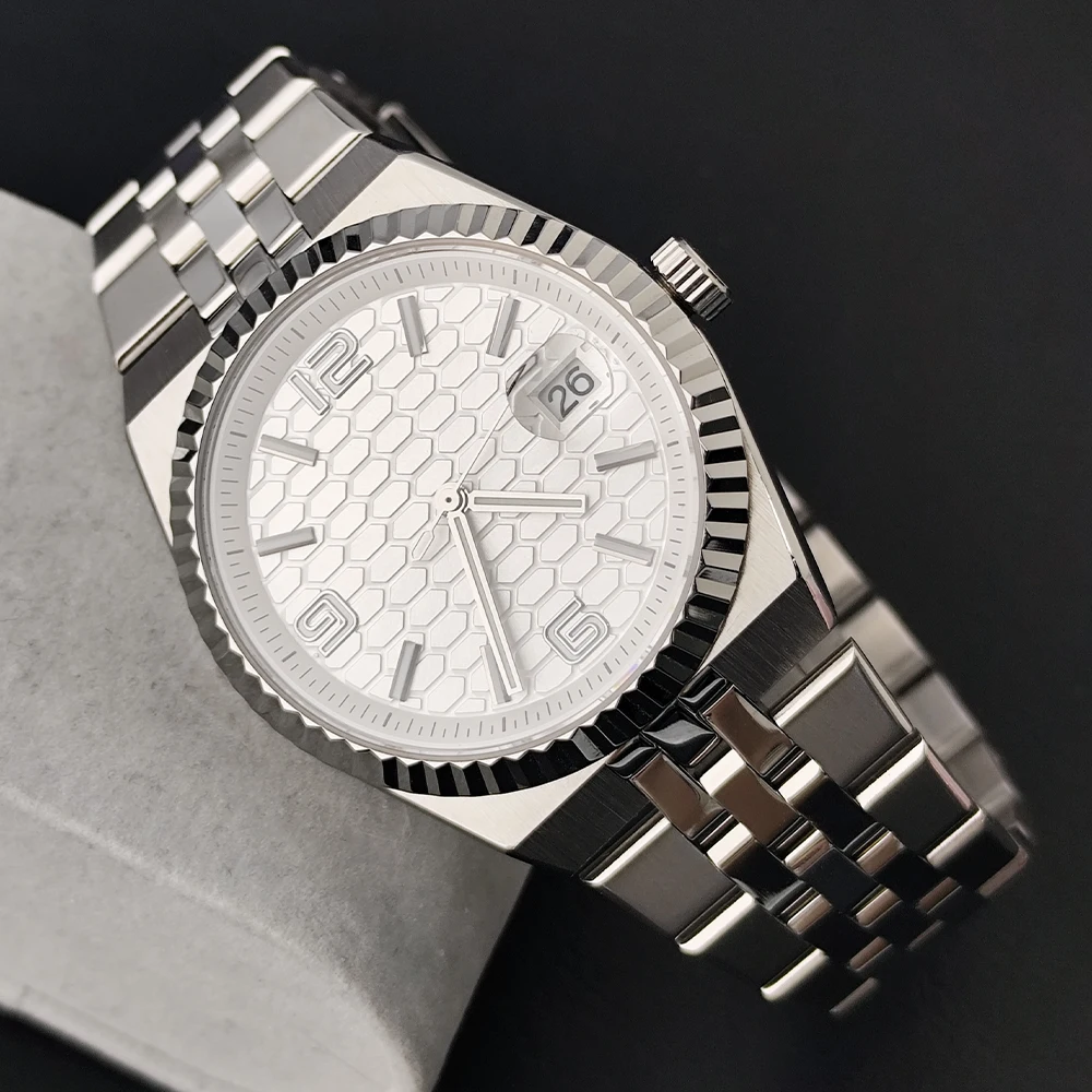 

2025 Dwayne Campbell New Automatic Watch Men Stainless Steel Sapphire Glass NH35 Movement Luminous Mechanical Watches For Man