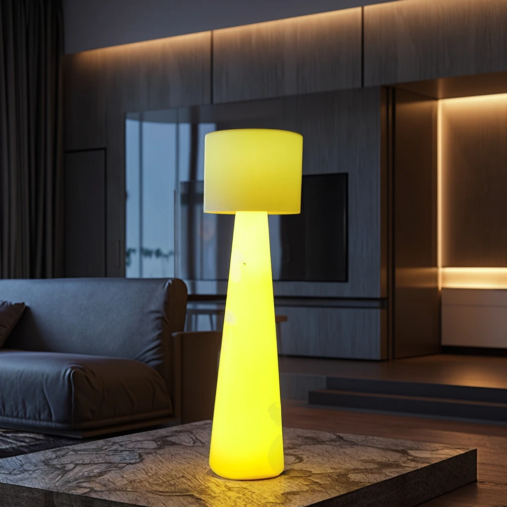

2025 Hot Seller Outdoor Plastic Rechargeable Modern Rgb Led Floor Lamp for Decoration