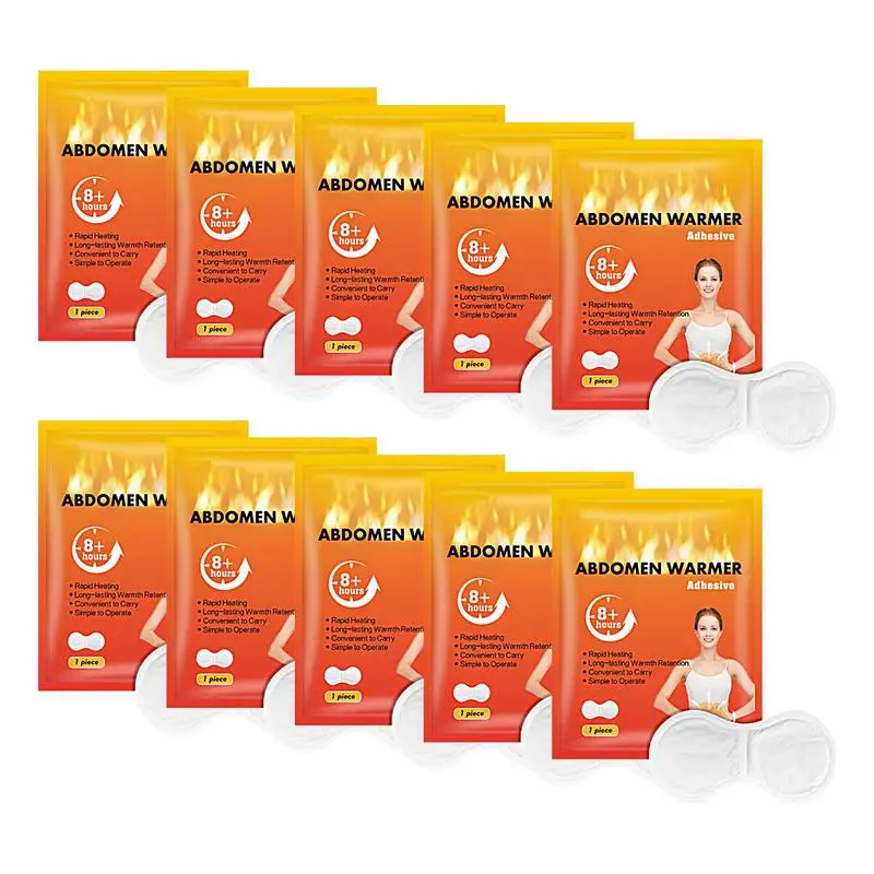 Hot Patch Lasting Self-Heating Patches For Waist Winter 10X Portable Menstrual Heating Pad Warm Adhesive Portable Heating