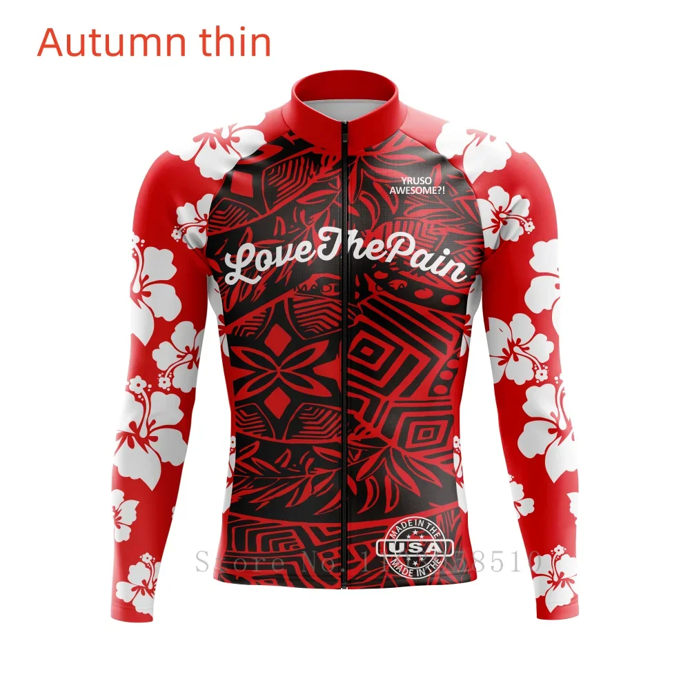 love-the-pain-cycling-jersey-man-summer-mtb-road-breathable-comfort-cycling-maillot-3d-cut-racing-long-sleeves-bicycle-shirt