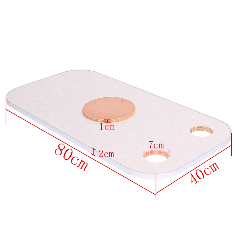 Table board with cup holder, RV, business vehicle, RV, modified lifting table, modified solid wood multi-layer board, beige edge