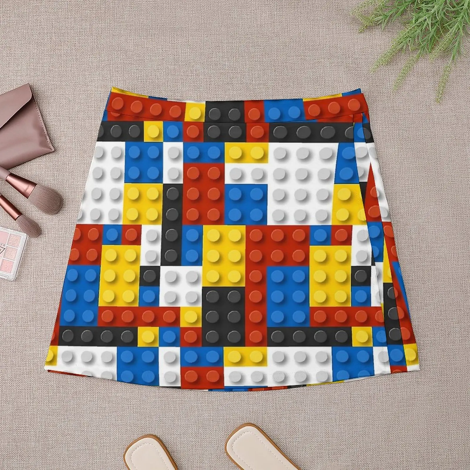 Mondrian Blocks Skirt Summer De Stijl Modern Art Aesthetic Casual A-line Skirts Cute Mini Skirt Ladies Pattern Big Size Clothing