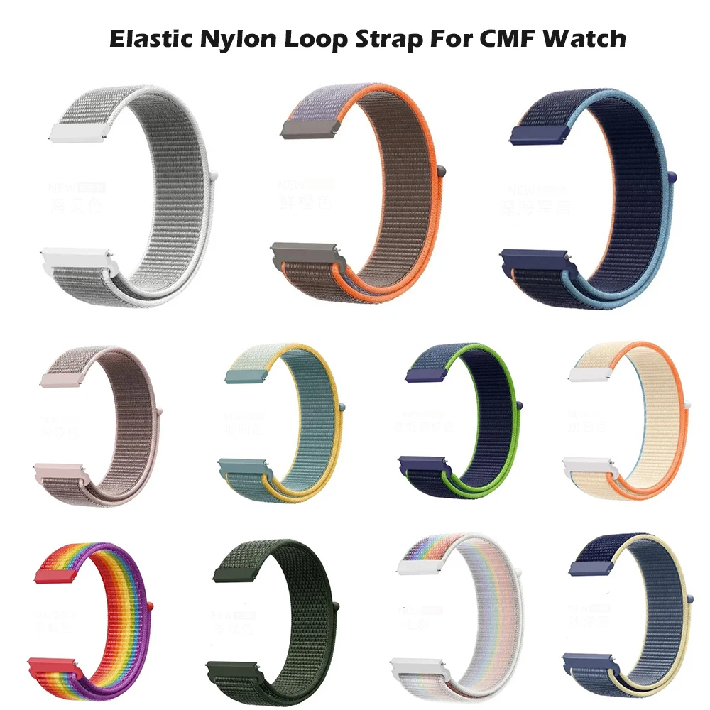 Нейлоновый ремешок-петля 22 мм для CMF Watch Pro, сменный браслет для умных часов, спортивный ремешок для часов Correa для CMF от Nothing Watch Pro Band