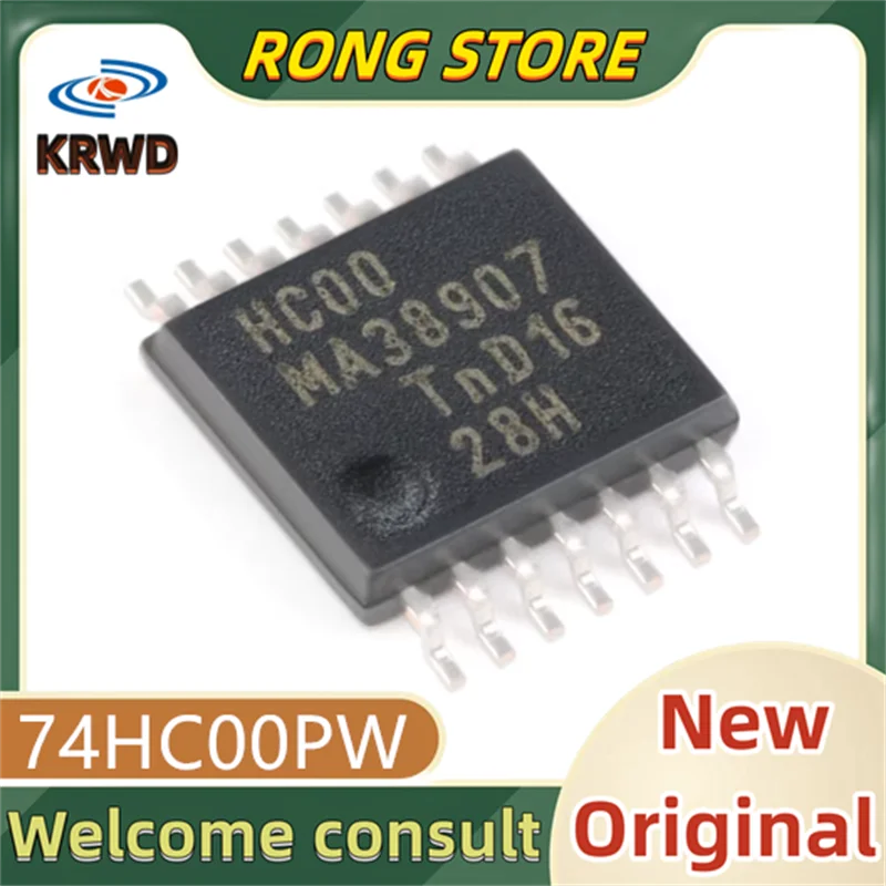 10PCS HC00 New and original 74HC00PW,118 74HC00PW 74HC00P 74HC00