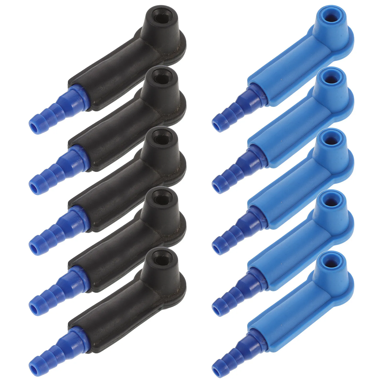 

10pcs Fluid Bleeder Adapter Leak-Proof Hose Connector For Car Motorcycle Brake Bleeding Tool Fluid Exchange Engine Parts Brake