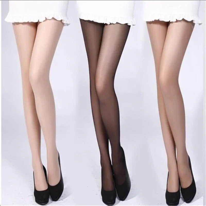 Black Breathable Waist Pantyhose Sexy Lingerie Seamless Fishnet Meshes Sexy Women Tights Summer Nylon Female Hosiery Silk Tights image 4