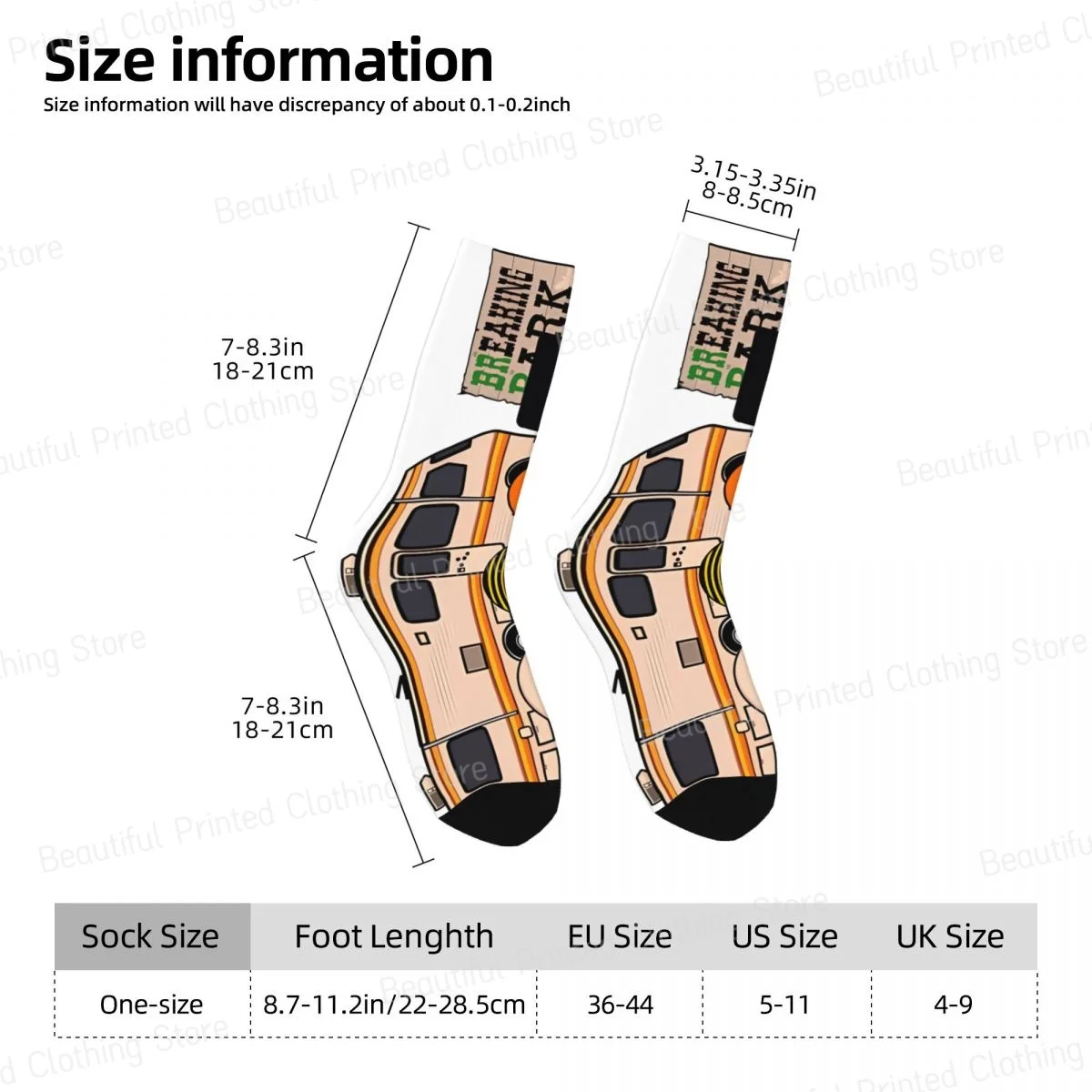 S-southpark Theme Breaking Park Men Women Round neck Socks Outdoor Novelty Spring Summer Autumn Winter Stockings Gift