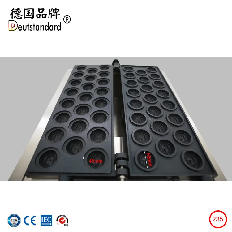 Waffle Machine Commercial Sandwich Walnut Machine Korean Sandwich Walnut Red Bean Cake Baking Oven Waffle Oven