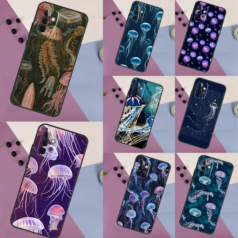 

Magic Jellyfish Case For Samsung Galaxy A14 A34 A54 A12 A22 A32 A52 A51 A71 A13 A23 A33 A53 A15 A25 Cover