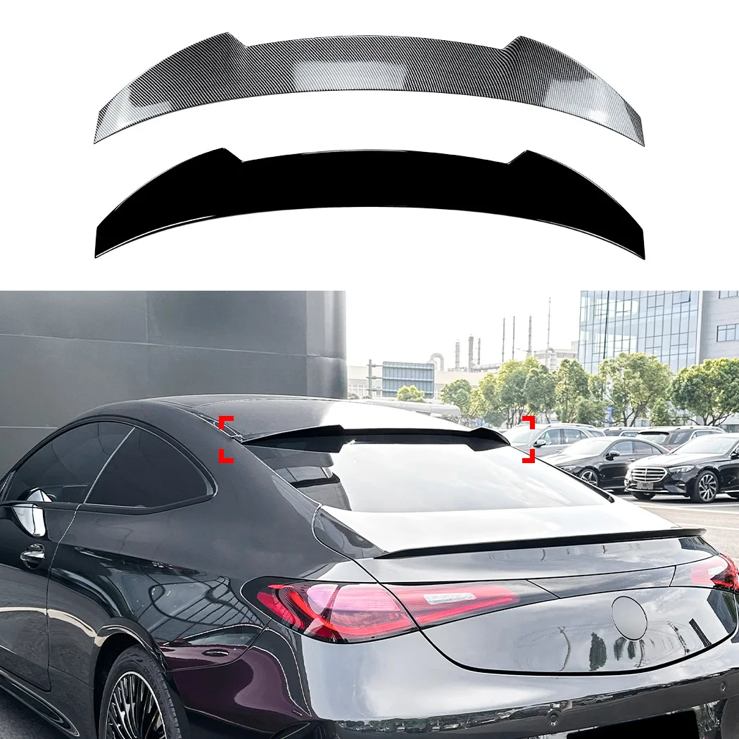 

For Benz CLE Coupe C236 CLE260 300 CLE53 Spoiler 2024+ AMG Style Glossy Real Carbon Fiber Rear Wing Sport Accessories Body Kit