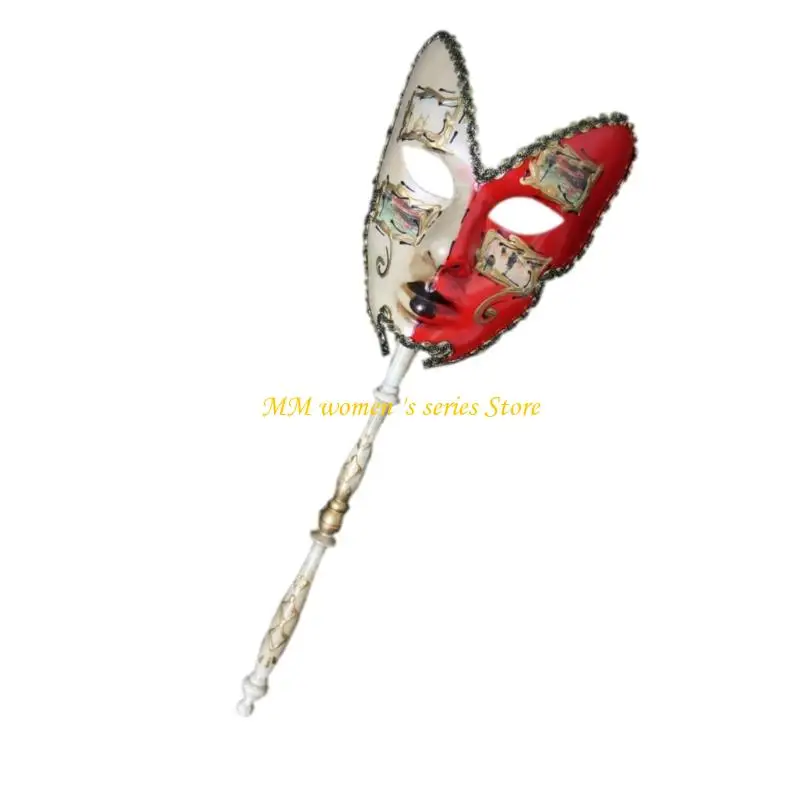 Q39c theatrale prestaties accessoire plastic gezicht verblijf fotografie rekwisieten voor vrouwen