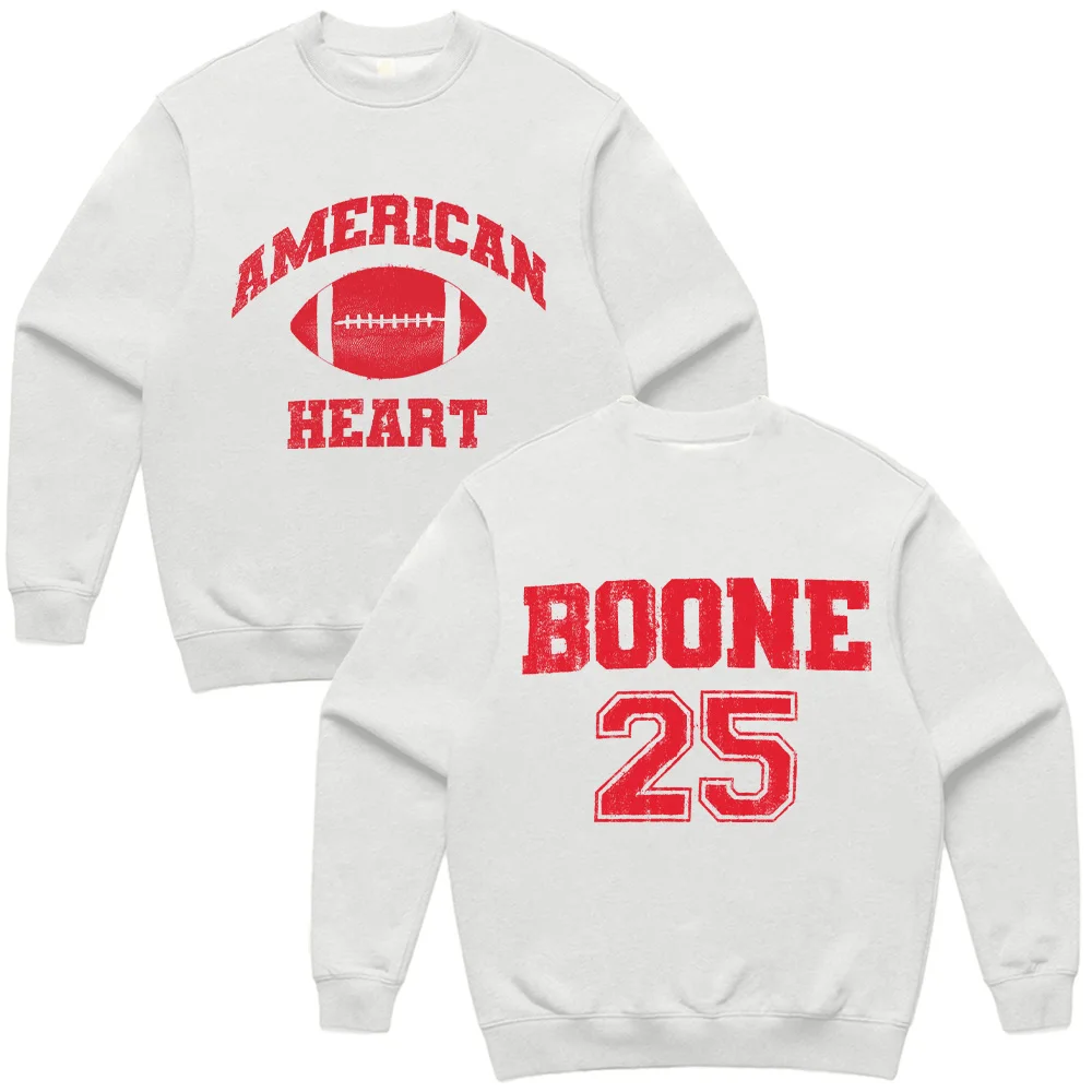 

American Heart Crewneck Sweatshirt Benson Boone HipHop Men Long Sleeved Pullover Harajuku Fashion Women Men Clothes Fall Casual