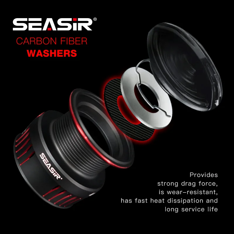 Carrete Seasir P-Series Prospec de pesca para agua dulce y salada - imagen 5