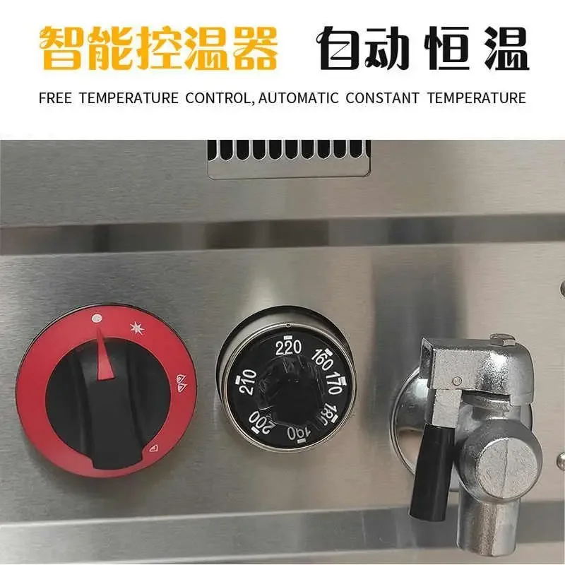 Commercial fryer, constant temperature fryer, stall, fryer, French fries, chicken chops, large-capacity fryer