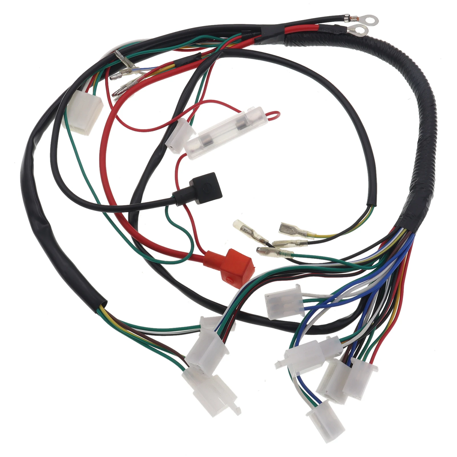 Full Electrics Wiring Harness for 50cc 70cc 90cc 110cc 125cc ATV Quad Pit Bike Buggy Go Kart