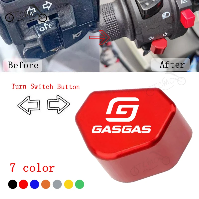 

For GASGAS MC450F EC300 GP SM 700 900 EC Accessories Mototcycle Switch Button Turn Signal Switch Key Cap Decoration Cover