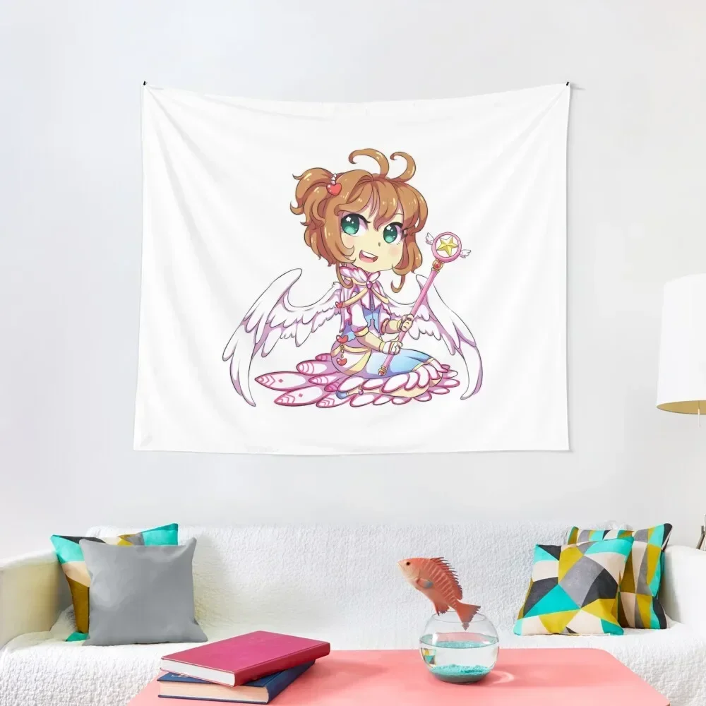 

Chibi Sakura Tapestry Decor For Bedroom Aesthetic Room Decorations Room Decorations Aesthetics Tapestry