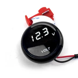 LED Round Voltmeter 10-150v Electric Car Battery Car Motorcycle Modified Display Table Universal Electric Motorcycle Accessories