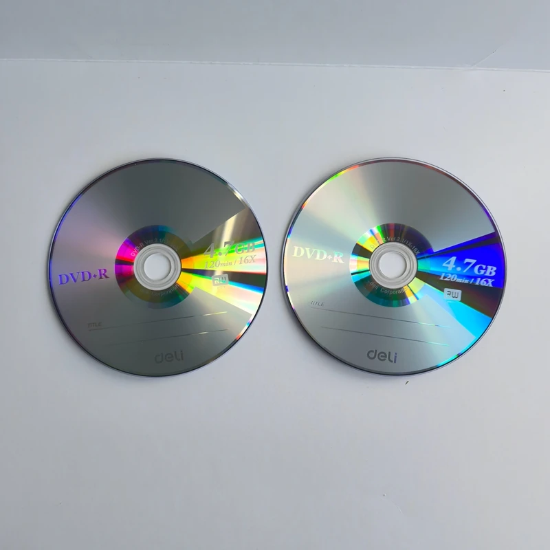 1 Stück Deli 83150 DVD+R leere Scheibe beschreibbare DVD Single-Chip beschreibbare digitale vielseitige Scheibe 4,7 GB/120 Min/16 x DVD+R-Disc