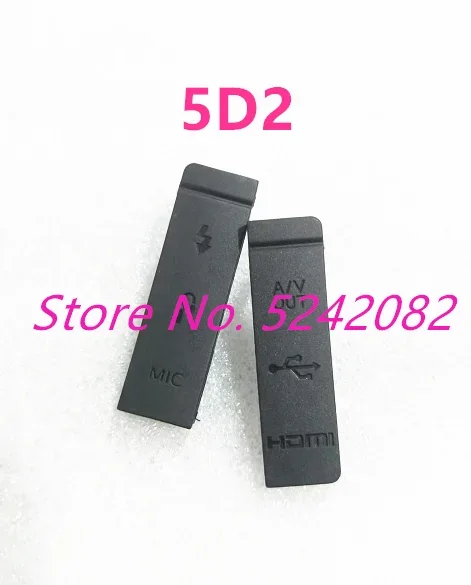HDMI 호환 마이크 캡 인터페이스 커버, USB 고무 뚜껑 도어, 캐논 5D II 5D III 5D IV 부품, 5D2 5D3 5D4, 신제품