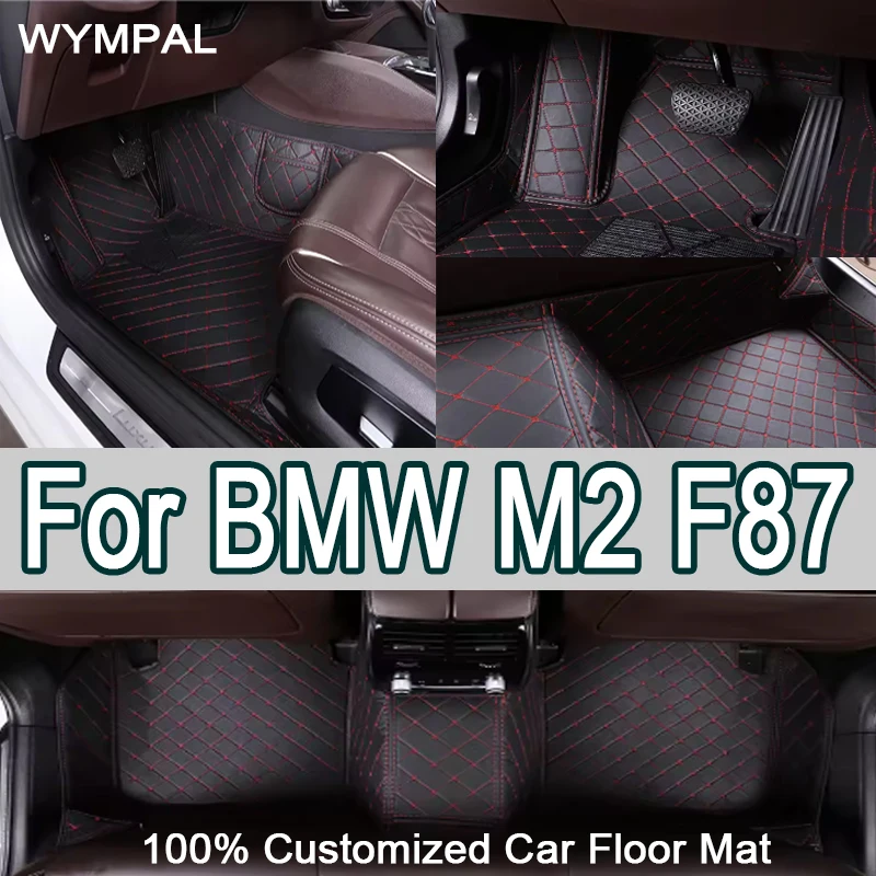 

Luxury Car Carpet Floor Mat For BMW M2 F87 2016~2021 5 Seats Waterproof Pads Car Mats Cubre Pisos Para Autos Car Accessories