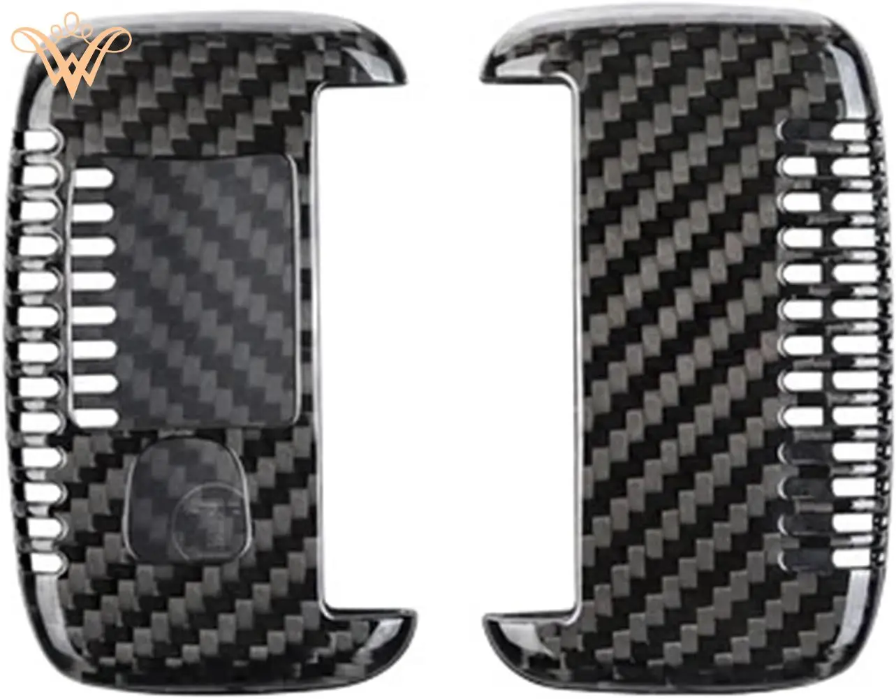 

Carbon Fiber Car Key Case Cover Compatible For Land Rover A9 Range Rover Sport Evoque Freelander 2 Compatible For Jaguar XE XJ X