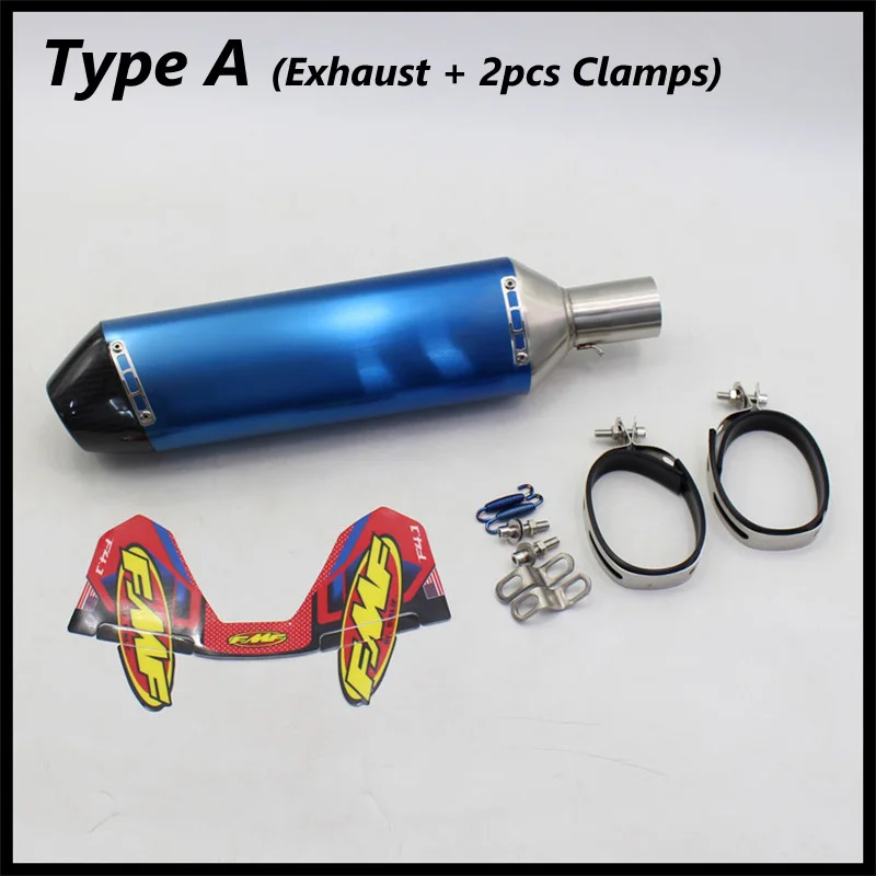 Inlaat 50Mm Voor Ktm 250 350 450 500 EXC-F (2011-2022) SX-F (2010-2018) Husqvarna Fe 501 (2011-2019) Uitlaatdemper Fmf