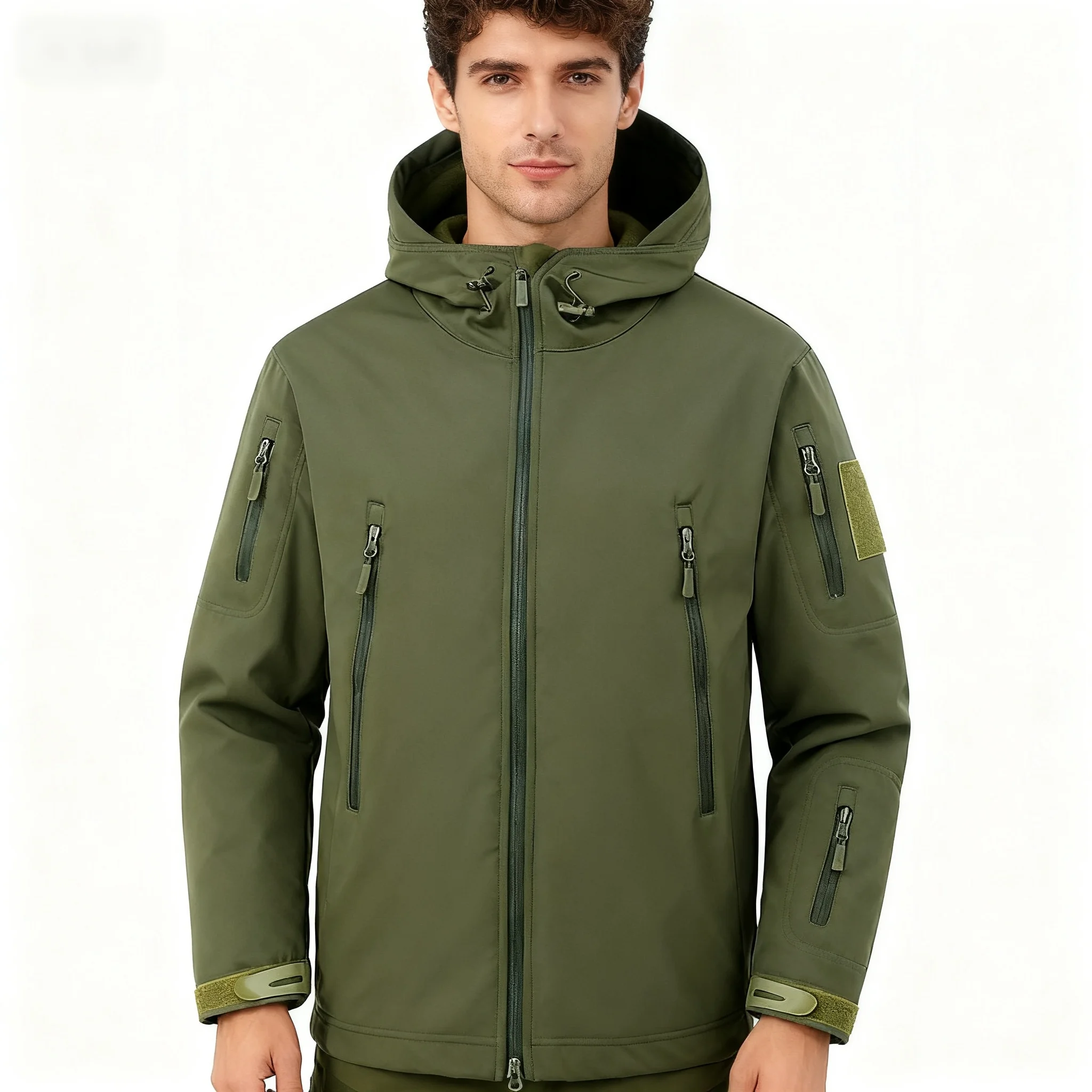 

Мужская водонепроницаемая походная куртка большого размера, ветрозащитная ветровка для кемпинга, охоты, бега, треккинга, рыбалки, мужское пальто для улицы