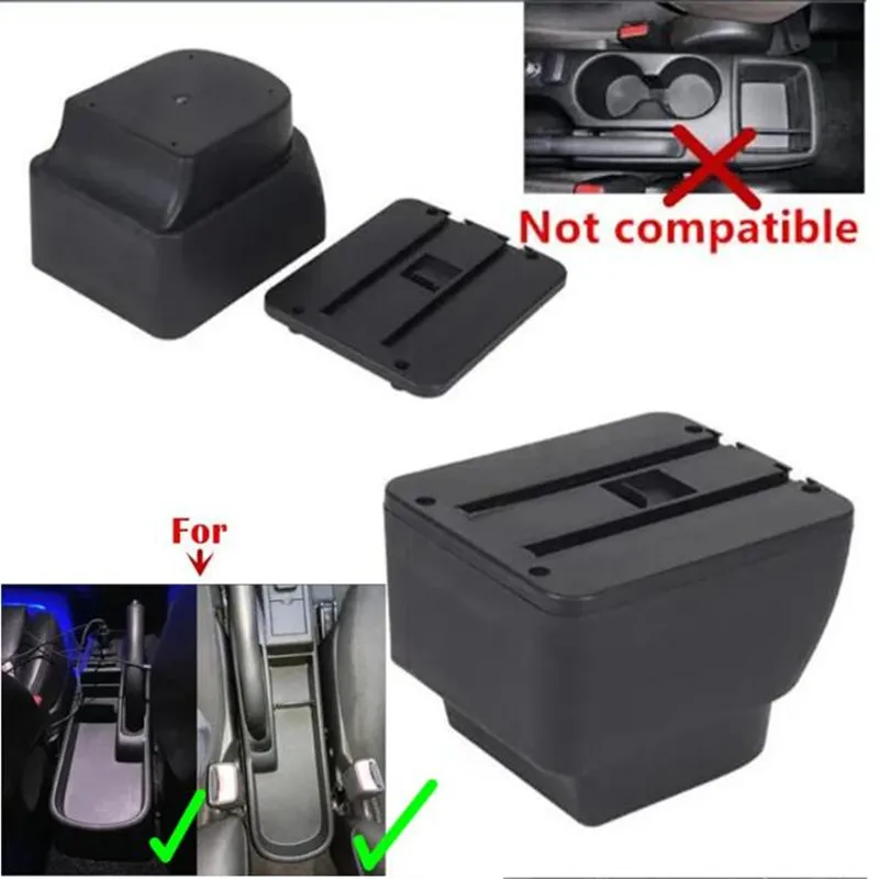 For MAZDA 2 Armrest Box For MAZDA 2 Demio Car Armrest Central Storage Box Retrofit Parts Interior Dedicated Car Accessories