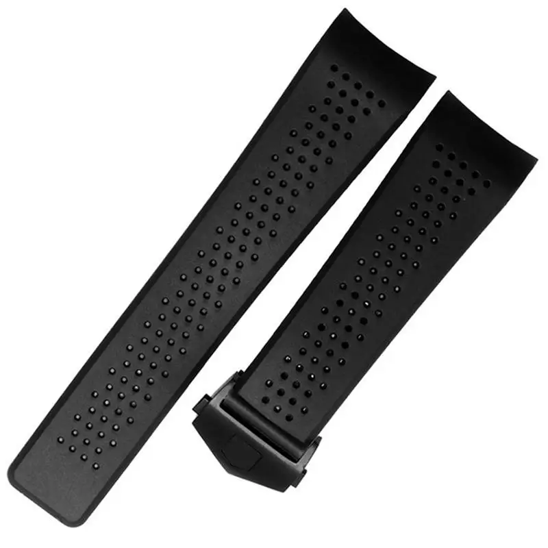 

Watch Bracelet Replace For TAG GRAND CARRERA AQUARACER Rubber Silicone Wristband Men Strap Watch Accessories Watch Band