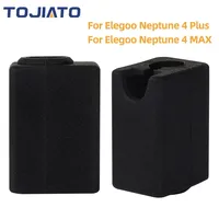 2-10pcs For ELEGOO Neptune 4 Plus/4 Max Hotend Silicone Sock Black Cover Printer Head 3D Printer Parts for Heatblock