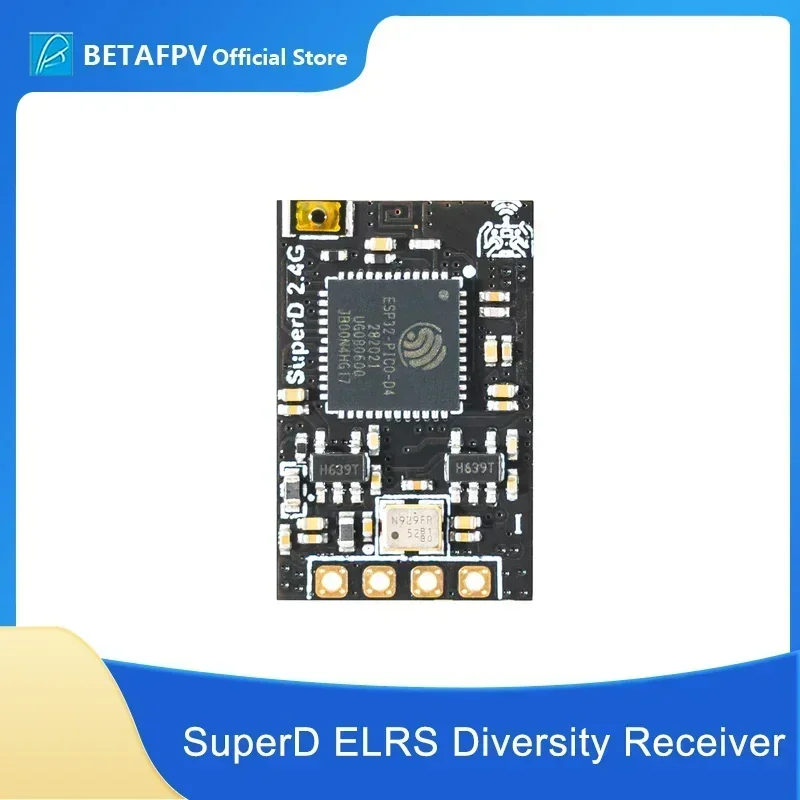 BETAFPV SuperD ELRS 2.4G/918MHz/868MHz Diversity Receiver