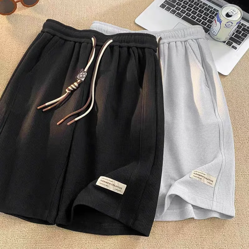 

Loose Casual orts Men's Summer New Sle College Sle Small Size Faionable Student Label Five-Quarter Pants Breathable