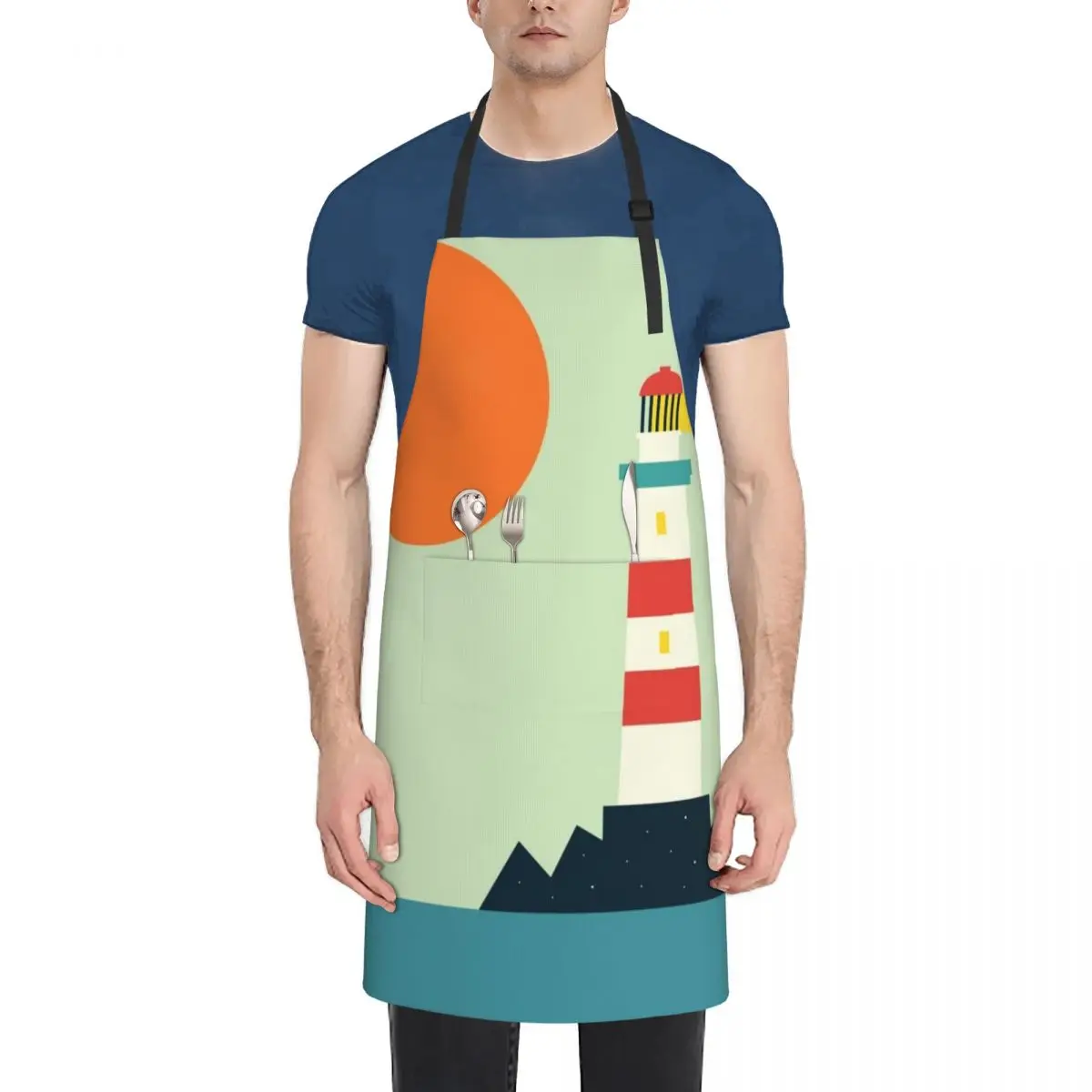 

Lighthouse Apron Things For The Kitchen Chef Accessory Apron