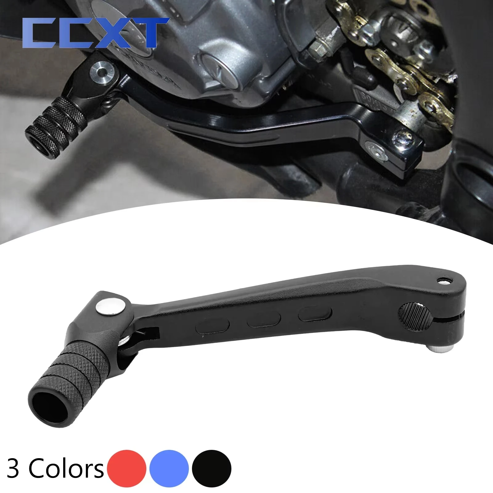 

For Honda CRF 150F 230F CRF150F CRF230F 2003-2017 2016 2015 Motorcycle Dirt Bike Red CNC Aluminum Folding Shifter Shift Lever