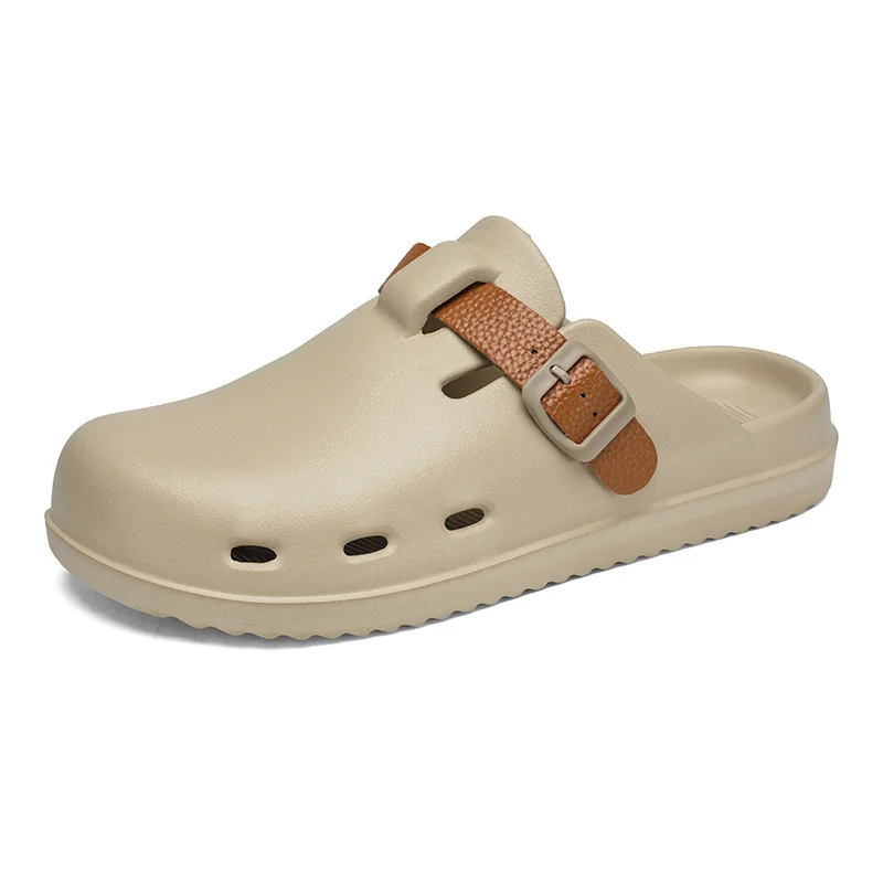 

New large-sized EVA light slippers for men, men's outdoor beach shoes, fashionable and casual punk sandals for men