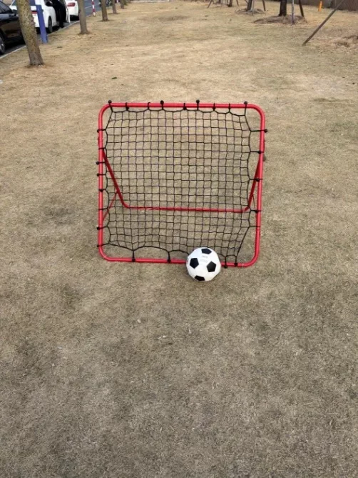 Wholesale Soccer Rebounder Kickback Football Rebound Net (Adjustable Angle) Portable Easy Setup Soccer goal Hitting Practice Net