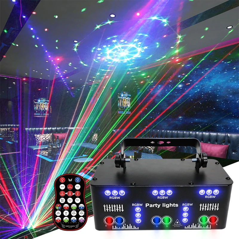 hot sale new 21 eyes stage lamp DJ Projector strobe flash stage laser lights LED disco lights for party home