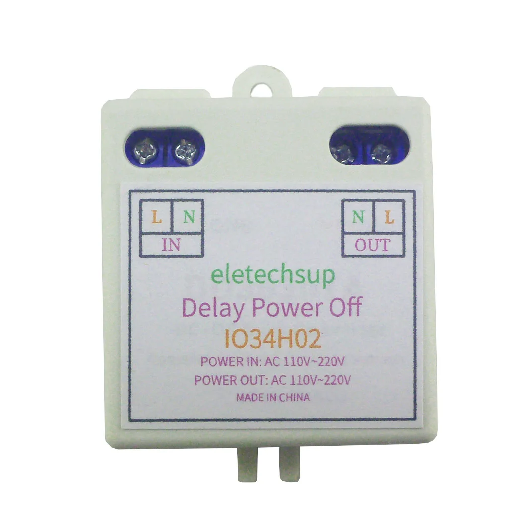 C Time Delay Relay DIP Switch to Set Time Switch for Light Fan Small Power Water Pump Automatic Door 110V 120V 220V 50-60HZ A