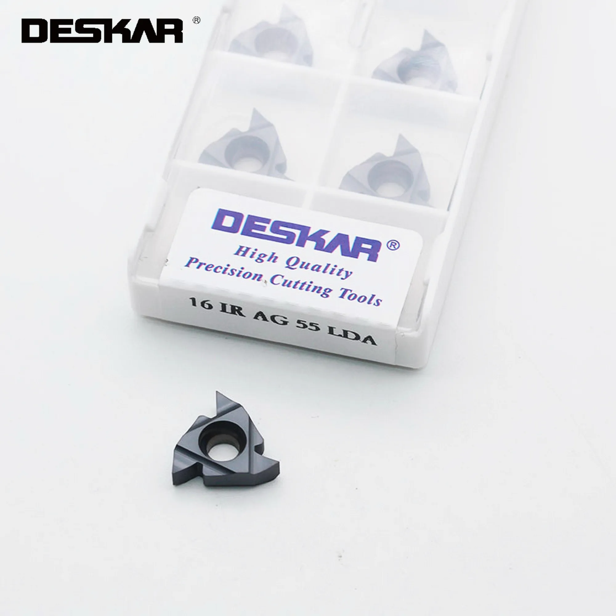 

10pcs Deskar 16ir 16er Ag60 Ag55 A55 A60 G55 G60 Lda Lathe Cutting Tools Threading Turning Tools Carbide Inserts Cutter